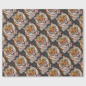 ベンガルトラ ラッピングペーパー (フラット)