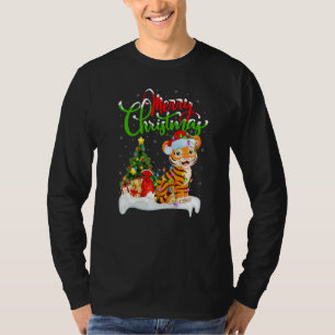 ベンガルトラ Xmas 飾り ベンガルトラ クリスマス Tシャツ