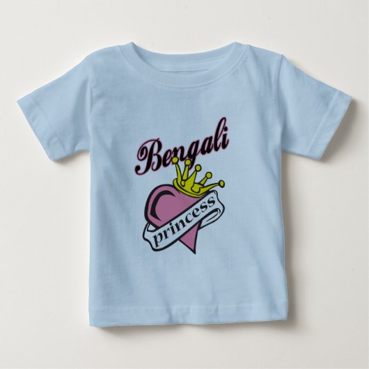 ベンガルプリンセス ベビーTシャツ (正面)