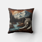 ベンガルリラックスタイガースby a穏やかな渓流 クッション (裏面)