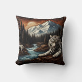 ベンガルリラックスタイガースby a穏やかな渓流 クッション (正面)