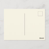 ベンガルルインド ポストカード (裏面)