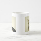 ベンガル大理石の猫 コーヒーマグカップ (中央)