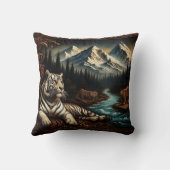 ベンガル威厳のあるタイガースバイマウンテンリバー クッション (裏面)