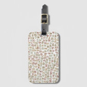 ベンガル文字 ラゲッジタグ (正面縦)