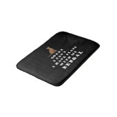 ベンガル猫かわいいおもしろい バスマット (アングル)