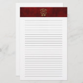 ベンガル猫が選ぶ文房具 便箋 (正面/裏面)