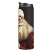 ベンガル猫とサンタクロースフェスティバルクリスマス タンブラー (回転右)