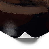 ベンガル猫とサンタクロースフェスティバルクリスマス ポスター (コーナー)