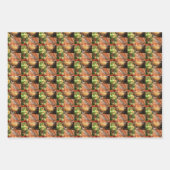 ベンガル猫のクリスマス ラッピングペーパーシート (正面3)