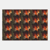 ベンガル猫のクリスマス ラッピングペーパーシート (正面2)