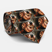ベンガル猫のバケツのプリント ネクタイ (ロール)