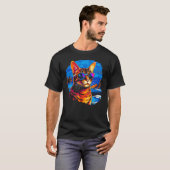 ベンガル猫の夏パーティー Tシャツ (正面フル)