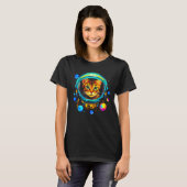 ベンガル猫の宇宙飛行士 Tシャツ (正面フル)