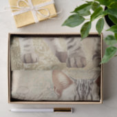 ベンガル猫の水色 薄葉紙 (ギフト)