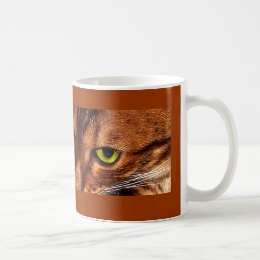 ベンガル猫は野生です! コーヒーマグカップ (右)