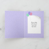 ベンガル猫インボックス水玉模様 カード (内部)