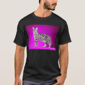 ベンガル猫シャツ – ギフトfor猫好き tシャツ (正面)