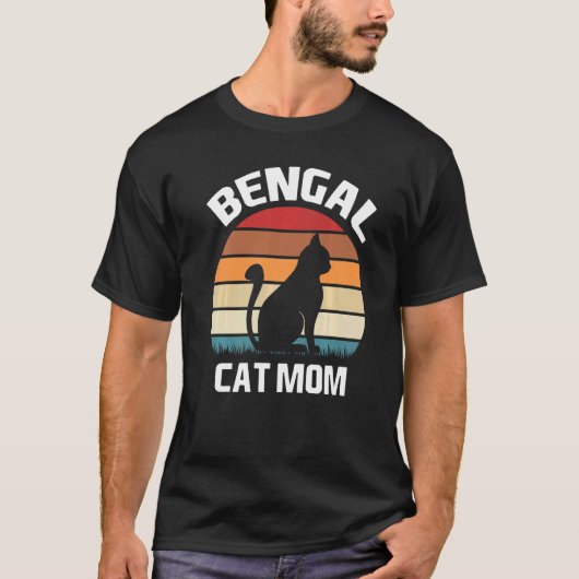 ベンガル猫マママベンガル猫の衣装ベンガル猫 Tシャツ (正面)