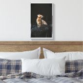 ベンガル猫 キャンバスプリント (インサイチュ (寝室))