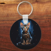 ベンガル猫 キーホルダー (正面)