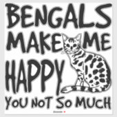 ベンガル猫 シール (シート)