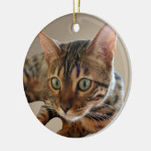 ベンガル猫 セラミックオーナメント (左)