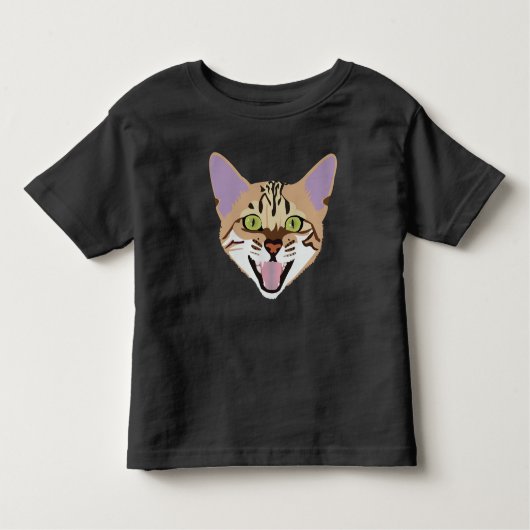 ベンガル猫 トドラーTシャツ (正面)