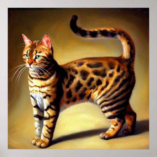 ベンガル猫 ポスター (正面)