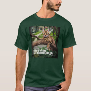 ベンガル猫:郊外のジャングルの王 Tシャツ