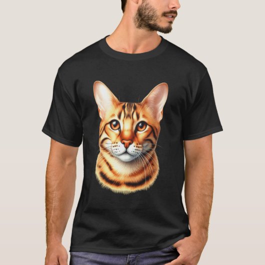 ベンガル猫 Tシャツ (正面)