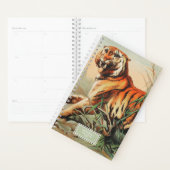 ベンガル王室のタイガーヴィンテージイラストレーション プランナー手帳 (ディスプレー)