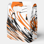 ベンガル色スクワイゴイのオレンジと黒い線 フェイバーボックス (オープン)