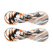 ベンガル色スクワイゴイのオレンジと黒い線 野球ボール (パネル)