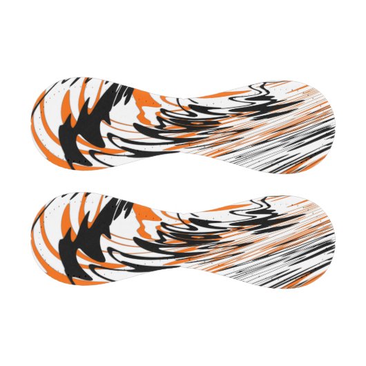 ベンガル色スクワイゴイのオレンジと黒い線 野球ボール (パネル)