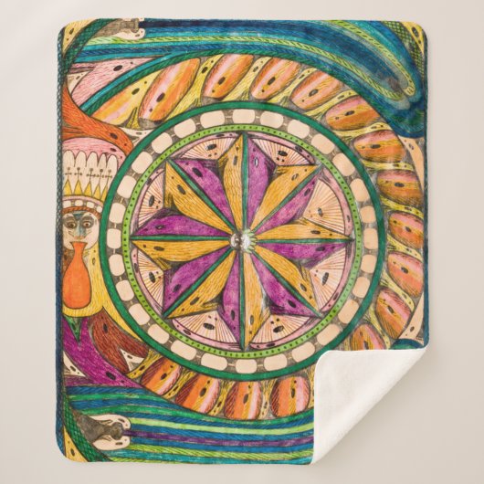 ベンガル花火 |アドルフ・ウォルフリ | シェルパブランケット (正面)