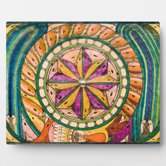 ベンガル花火 |アドルフ・ウォルフリ | フォトプラーク (正面)