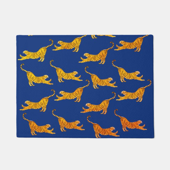 ベンガル虎  ドアマット (正面)