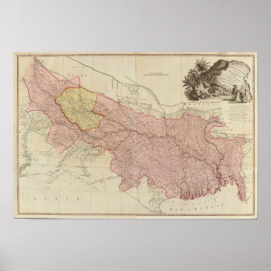 ベンガル、バハル、オウデス、アラハバード ポスター (正面)