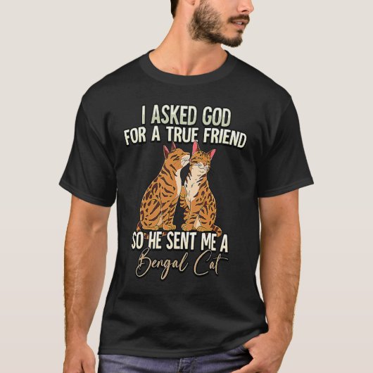 ベンガル 猫 10 Tシャツ (正面)