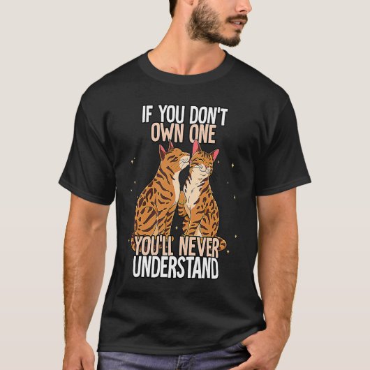 ベンガル 猫 13 Tシャツ (正面)
