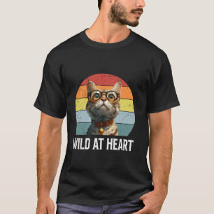 ベンガル 猫 WILD AT HEART ベンガル キャット ラバーズ Tシャツ