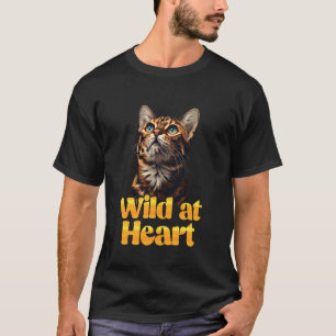 ベンガル 猫 WILD AT HEART ベンガル 猫 オーナー ベンガ Tシャツ