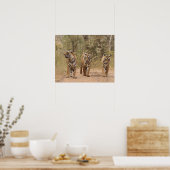 ベンガ王室のルの虎がトラックのランタンホール ポスター (キッチン)