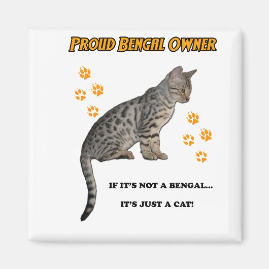 ベンガ誇りを持ったルの磁石 マグネット (正面)