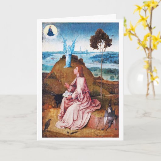 ベンジェリスト聖ヨハネ カード (黄色い花)