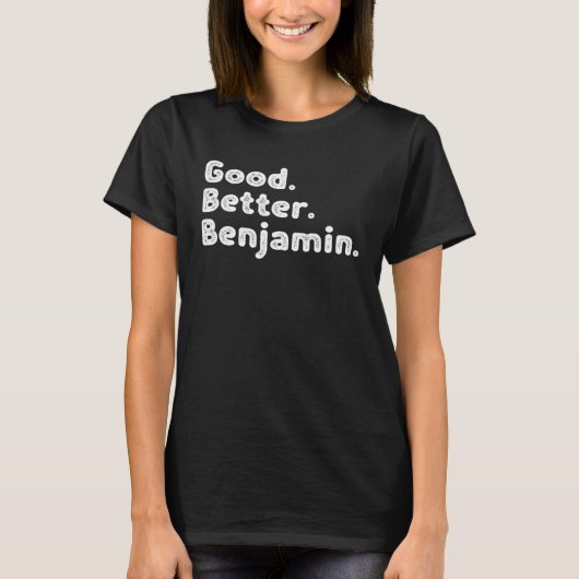 ベンジャミンの良い人 Tシャツ (正面)