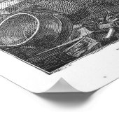 ベンジャミンウォーターハウスホーキンズスタジオアンティークプリント ポスター (角)