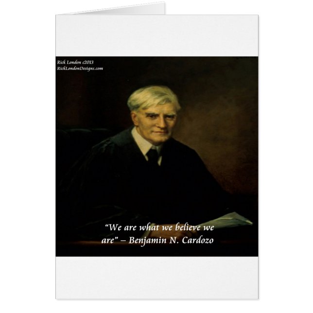 ベンジャミンカルドゾ「Who We Are」引用文 (正面)