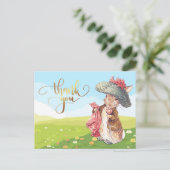 ベンジャミンバニーありがとう ポストカード (スタンド正面)